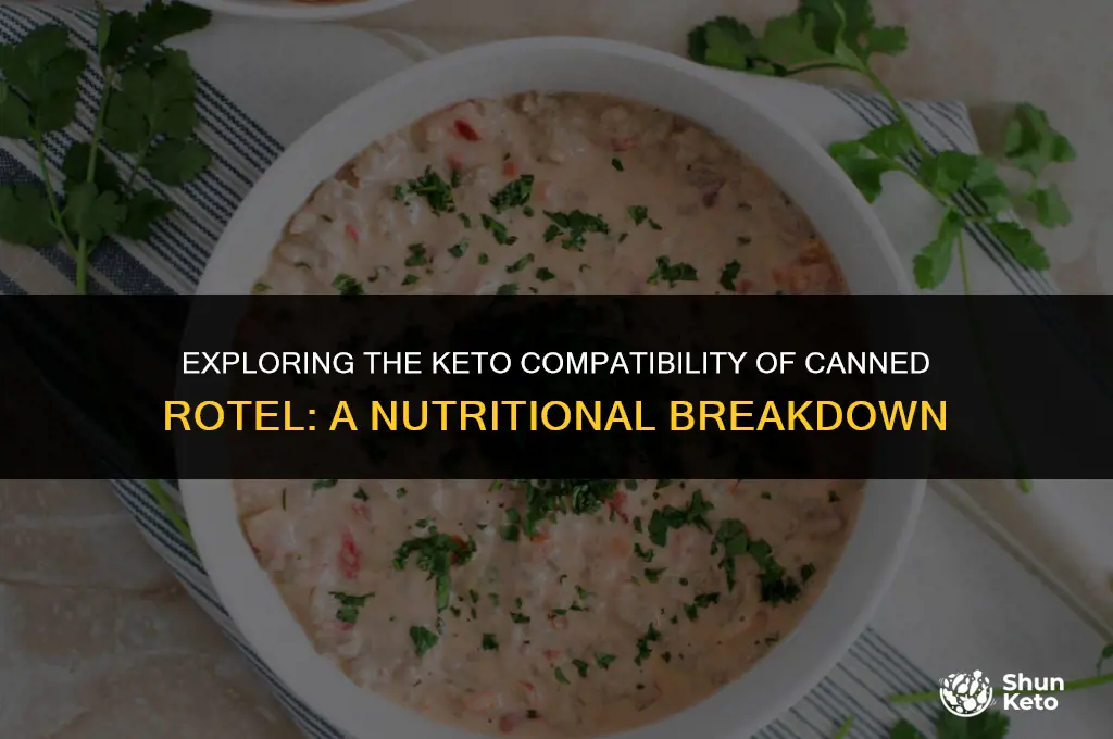 is canned rotel keto friendly
