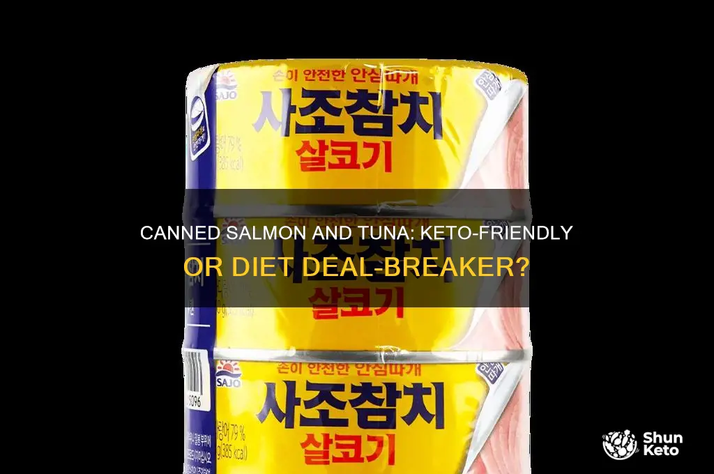 is canned salmon and tuna ok for keto diet