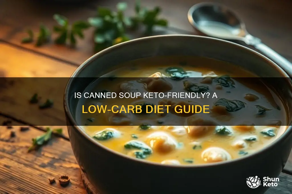 is canned soup keto
