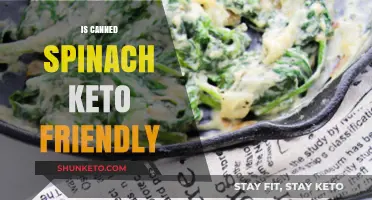 Spinach in a Can: A Keto-Friendly Option?