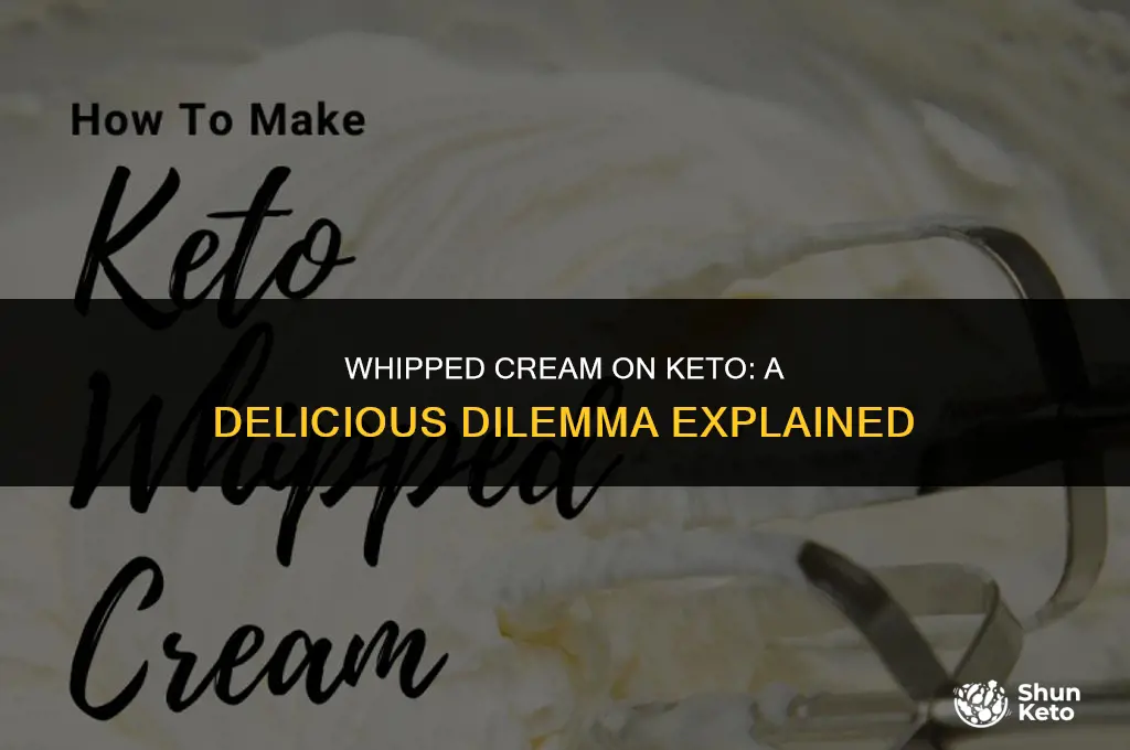 is canned whipped cream keto friendly
