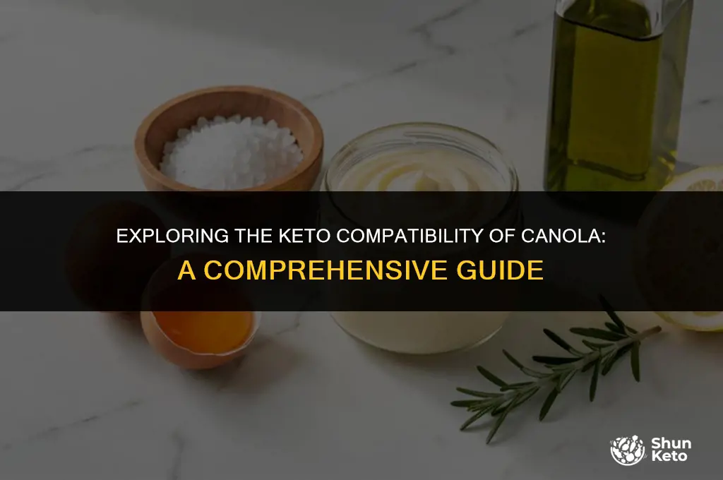 is canola keto friendly