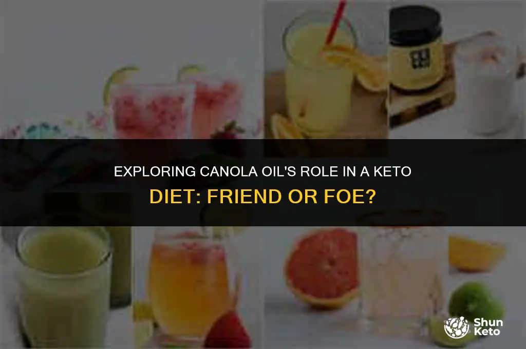 is canola oil keto diet friendly