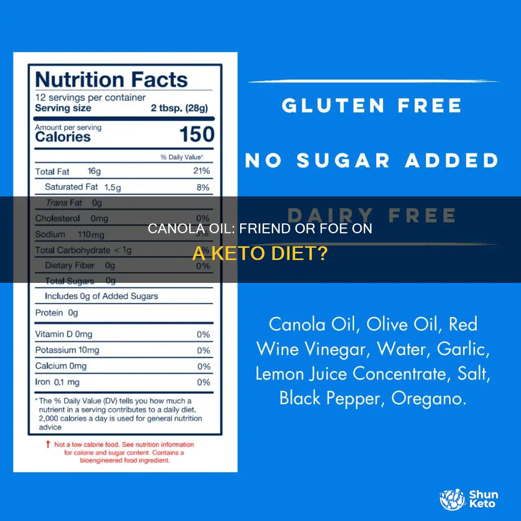 is canola oil ok for ketogenic diet