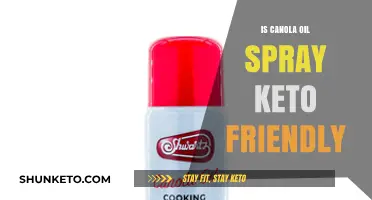 Canola Oil Spray: A Keto-Friendly Choice for Your Cooking Needs