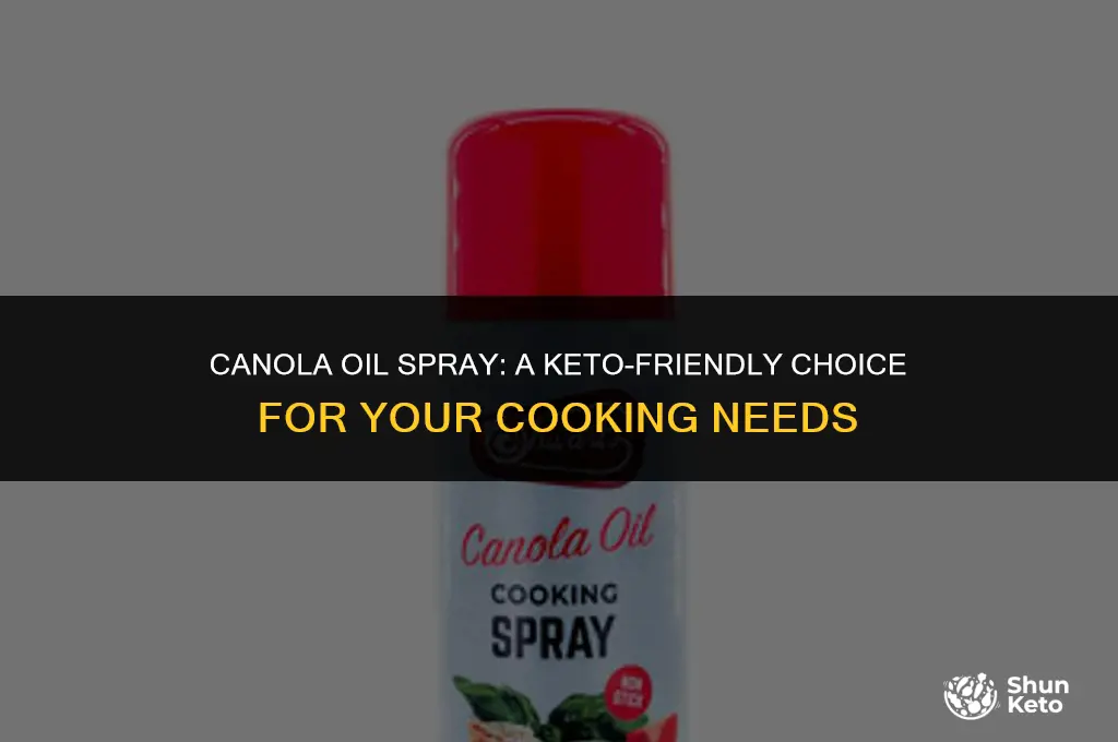 is canola oil spray keto friendly