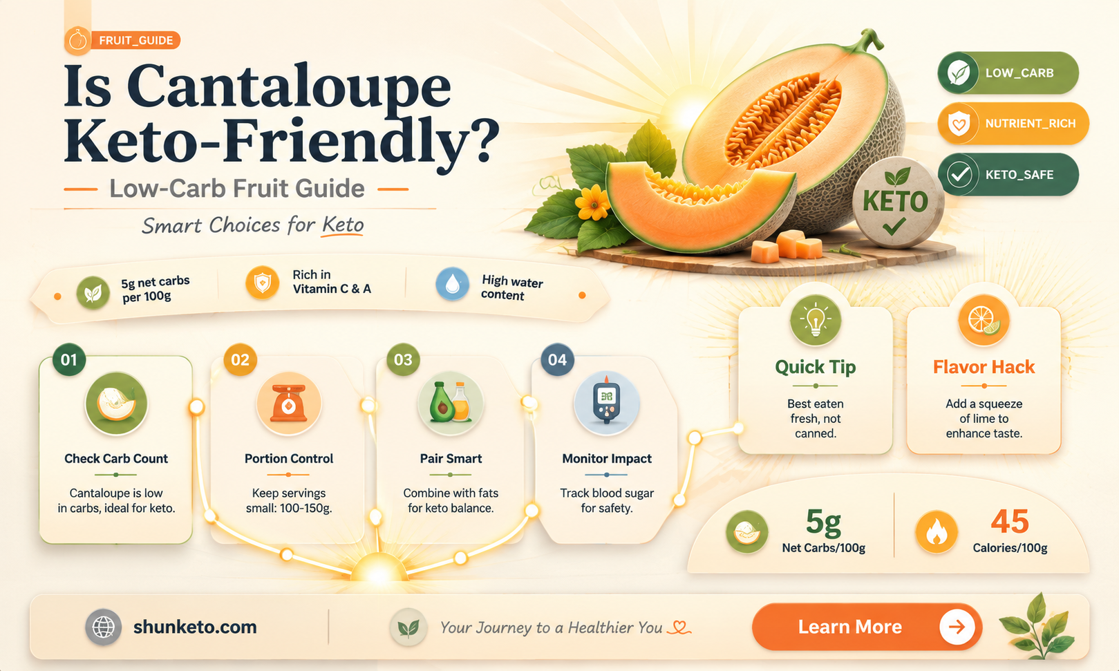 are cantaloupe keto