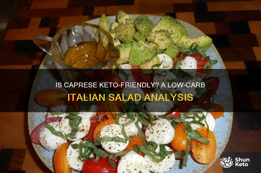 is caprese keto