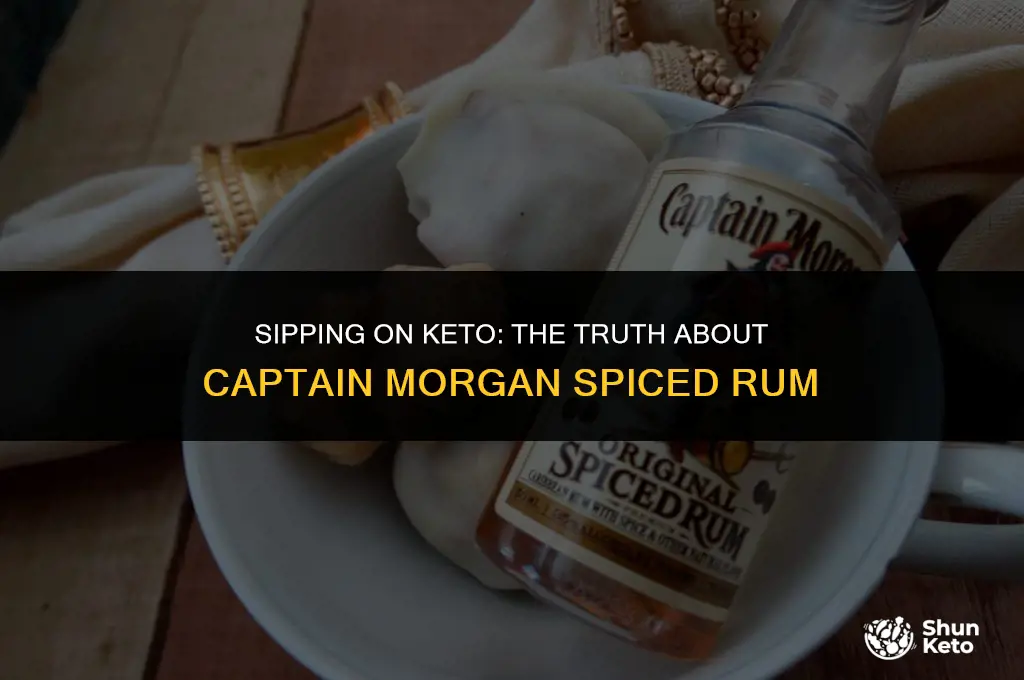 is captain morgan spiced rum keto friendly