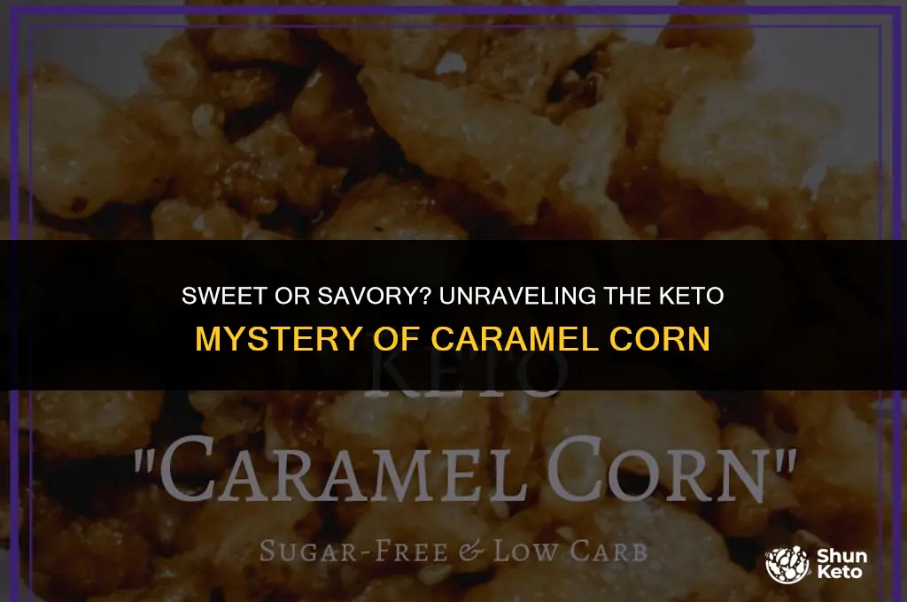 is caramel corn keto friendly