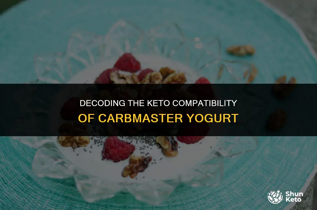 is carbmaster yogurt keto friendly