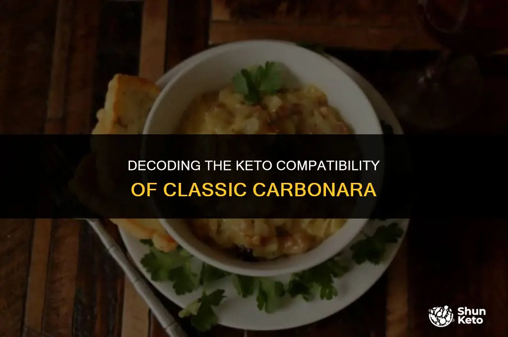 is carbonara keto friendly