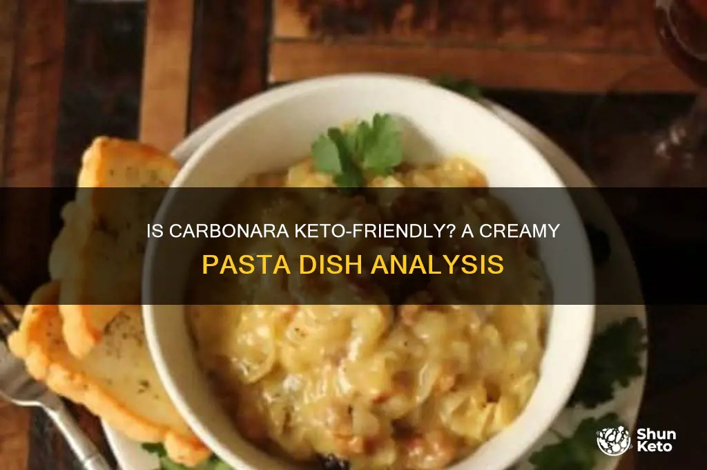 is carbonara keto