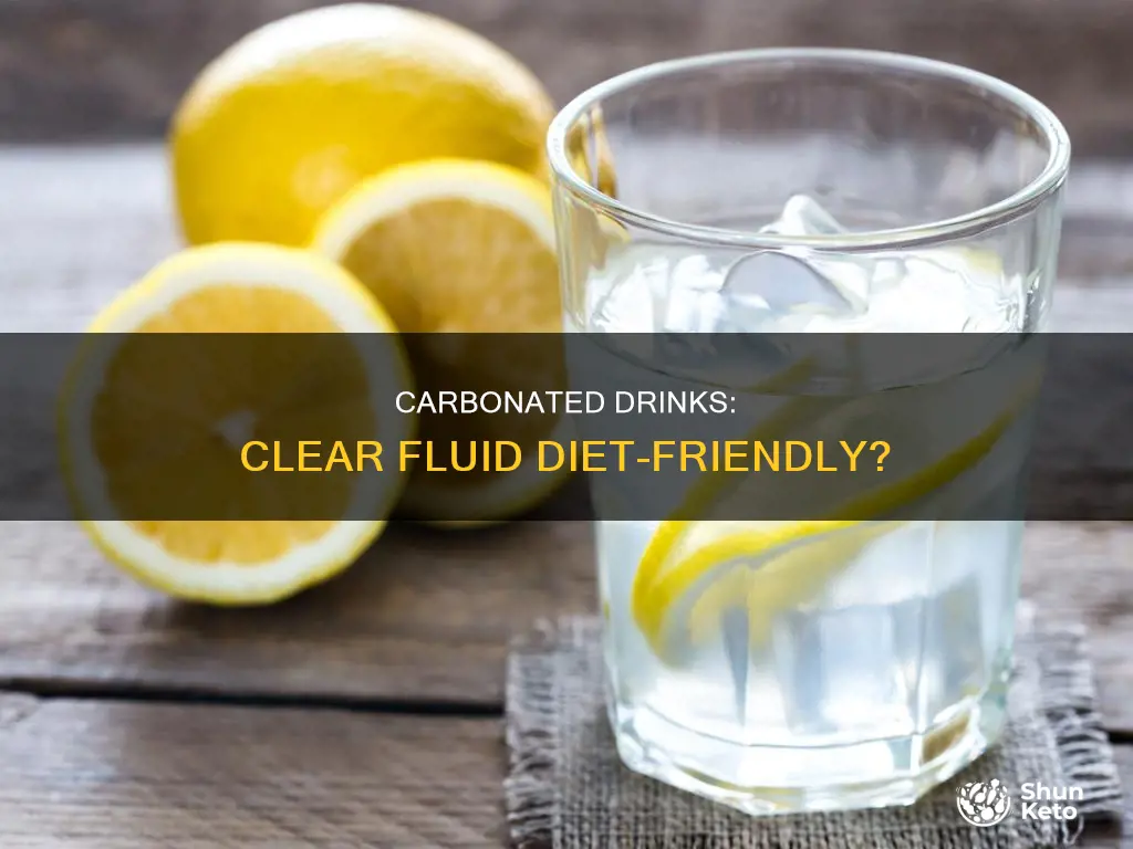 is carbonated ok on a clear fluid diet