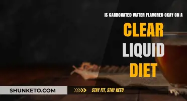 Carbonated Water: Flavored or Plain on a Clear Liquid Diet?