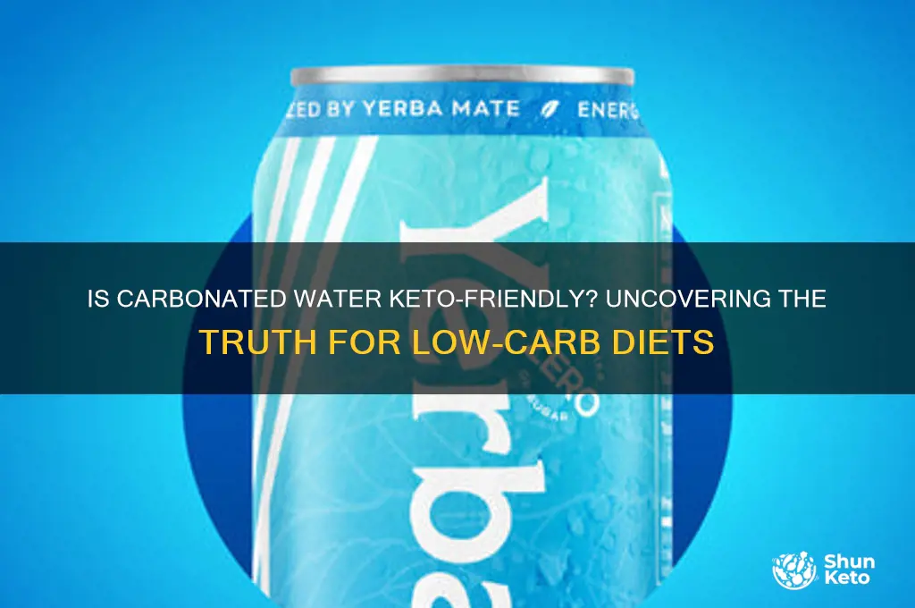 is carbonated water keto