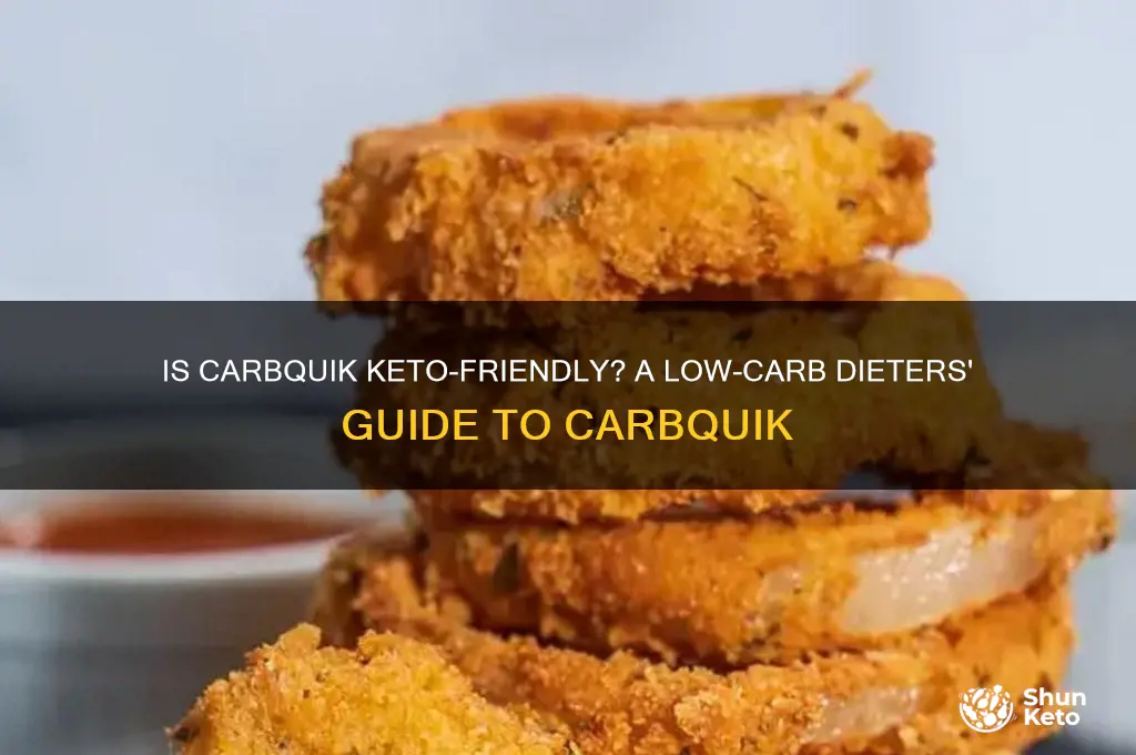 is carbquik ok for keto diet