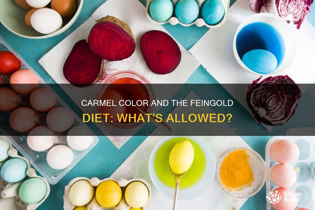 is carmel color allowed on the feingold diet