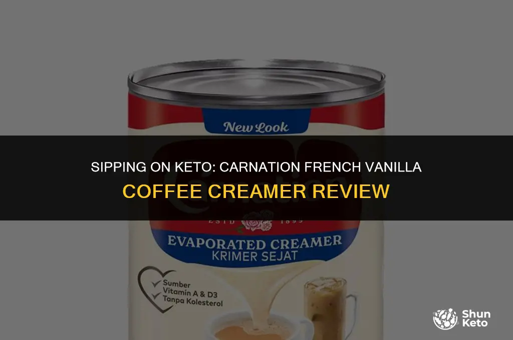 is carnation french vanilla coffee creamer keto friendly