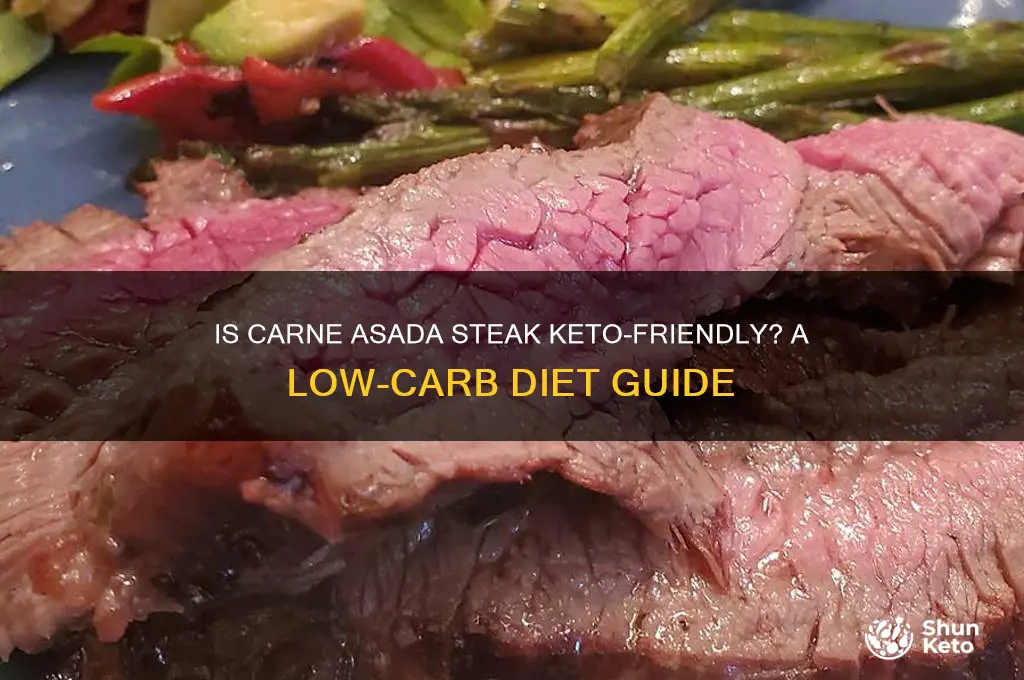 is carne asada steak keto
