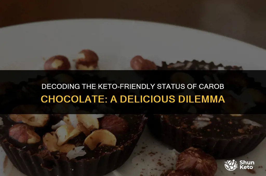 is carob chocolate keto friendly
