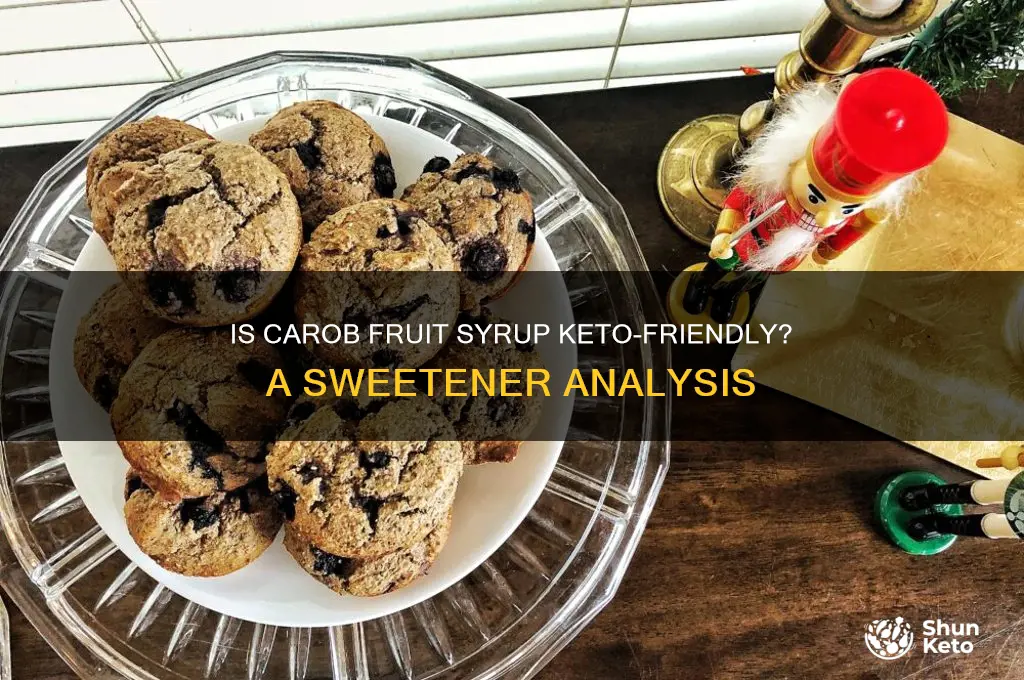 is carob fruit syrup keto
