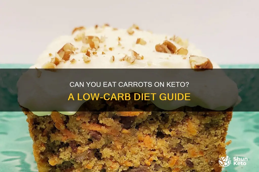 is carrot allowed in keto diet