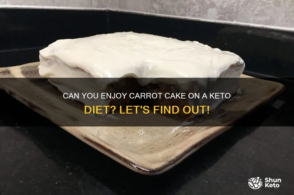 is carrot cake keto
