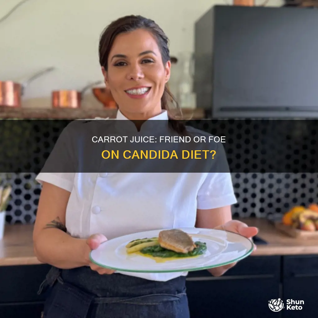 is carrot juice ok on candida diet