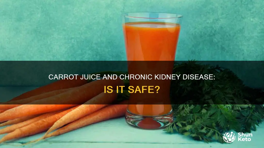 is carrot juice safe for a chronic kidney disease diet