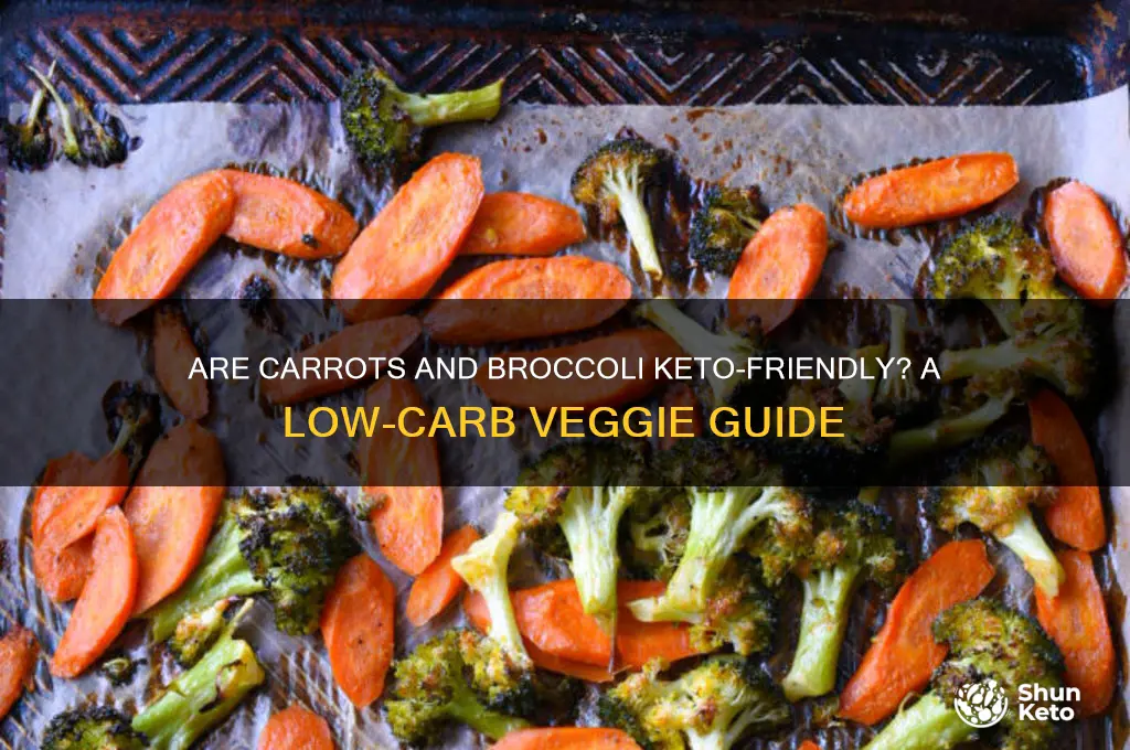 is carrots and broccoli keto