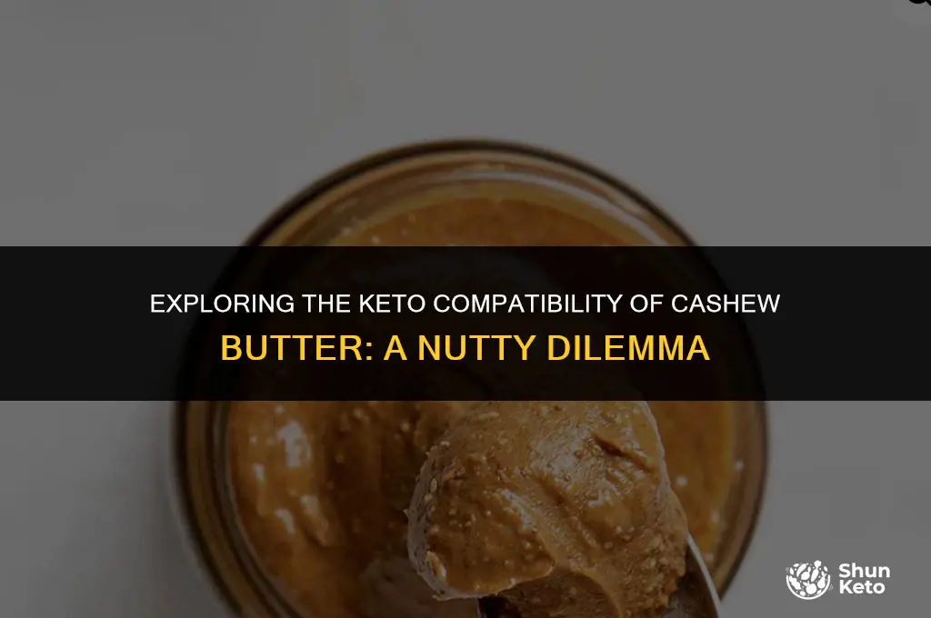 is cashew butter keto friendly