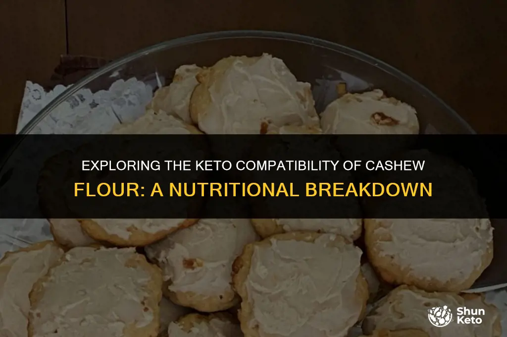 is cashew flour keto friendly