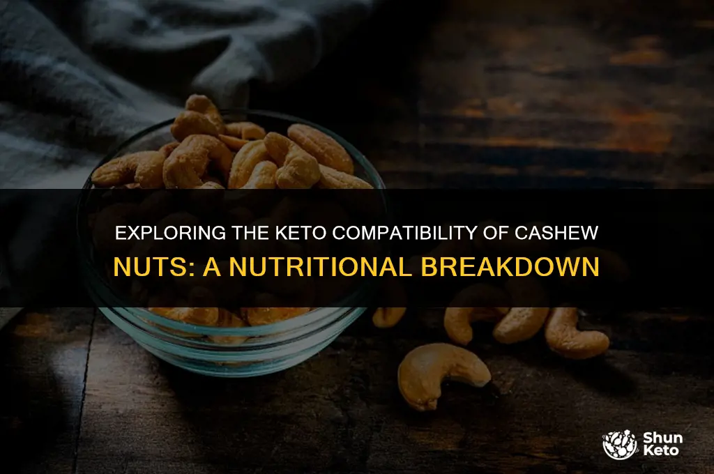 is cashew nut keto friendly