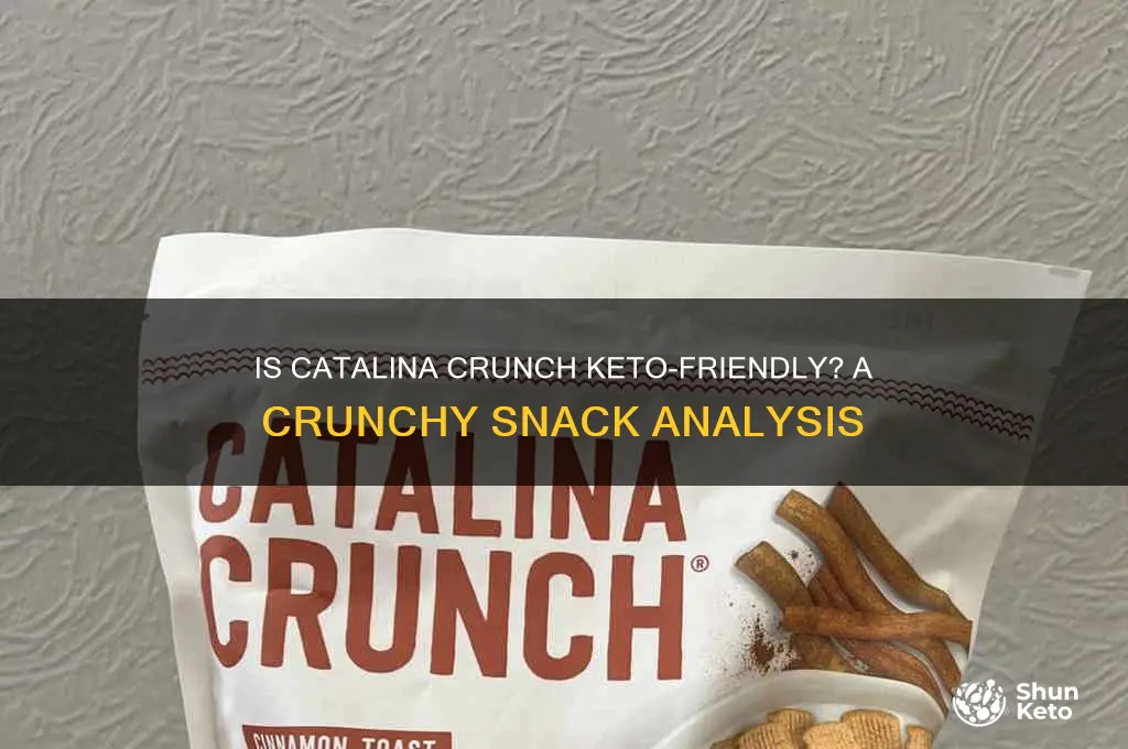 is catalina crunch really keto