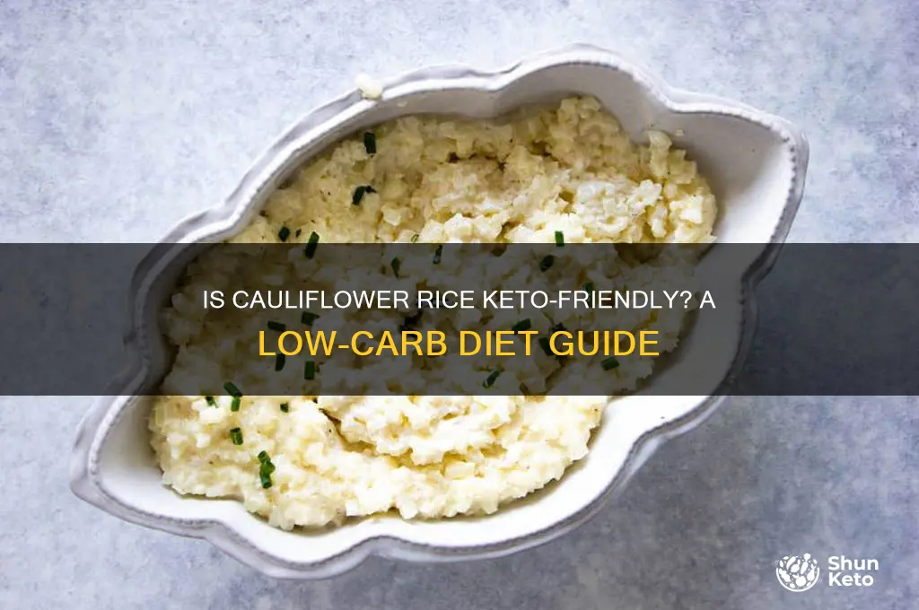 is cauli rice keto