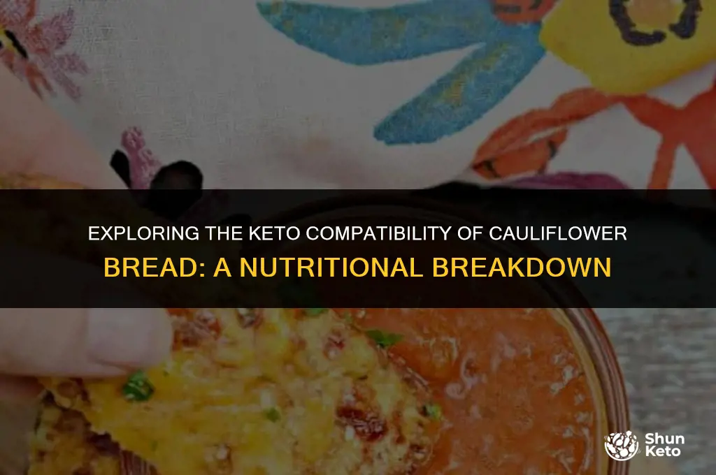 is cauliflower bread keto friendly