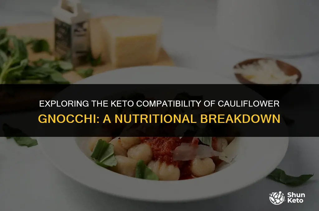 is cauliflower gnocchi keto friendly