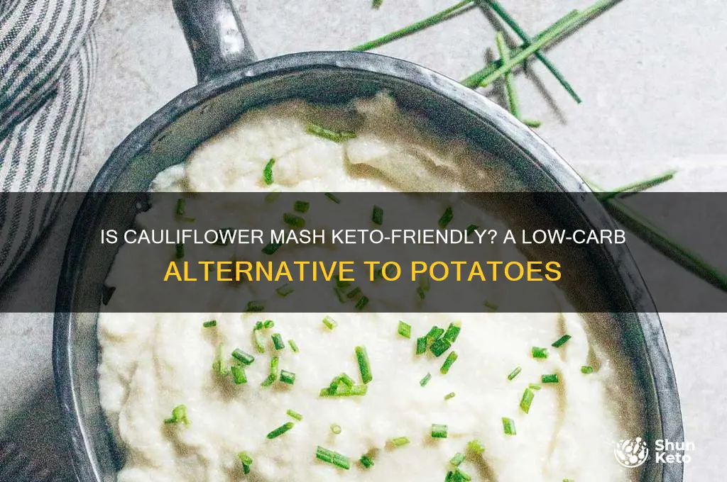 is cauliflower mash keto