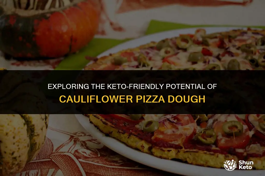 is cauliflower pizza dough keto friendly