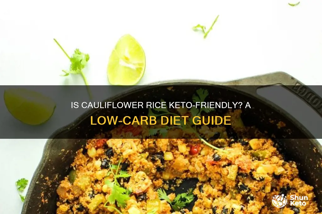 is cauliflower rice on the keto diet