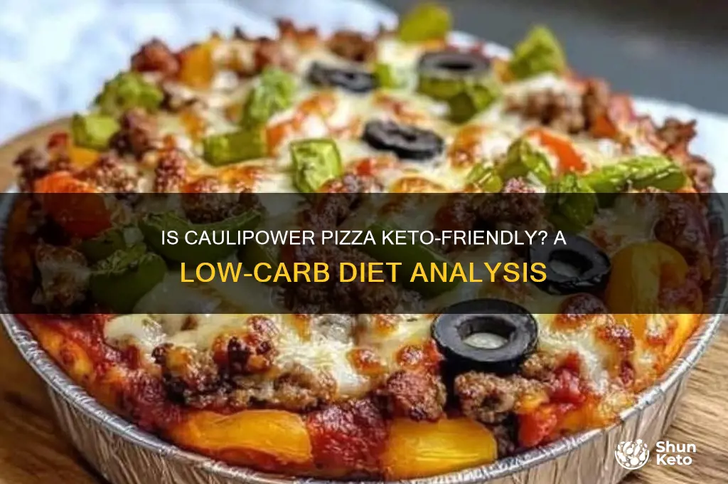 is caulipower pizza a keto item