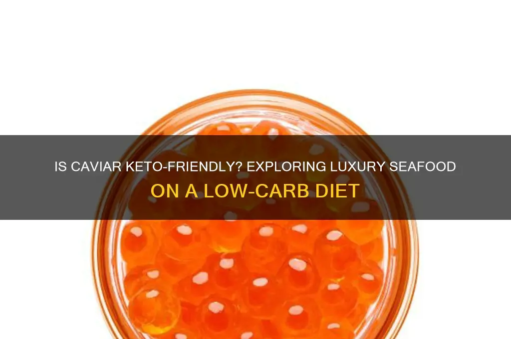 is caviar keto
