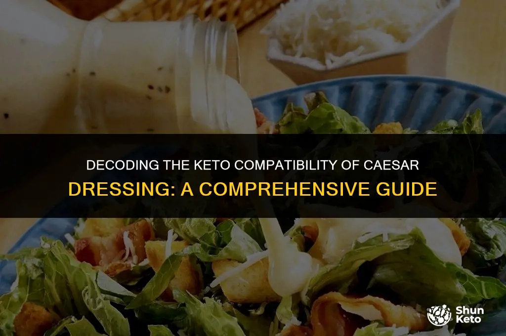 is ceasar dressing keto friendly