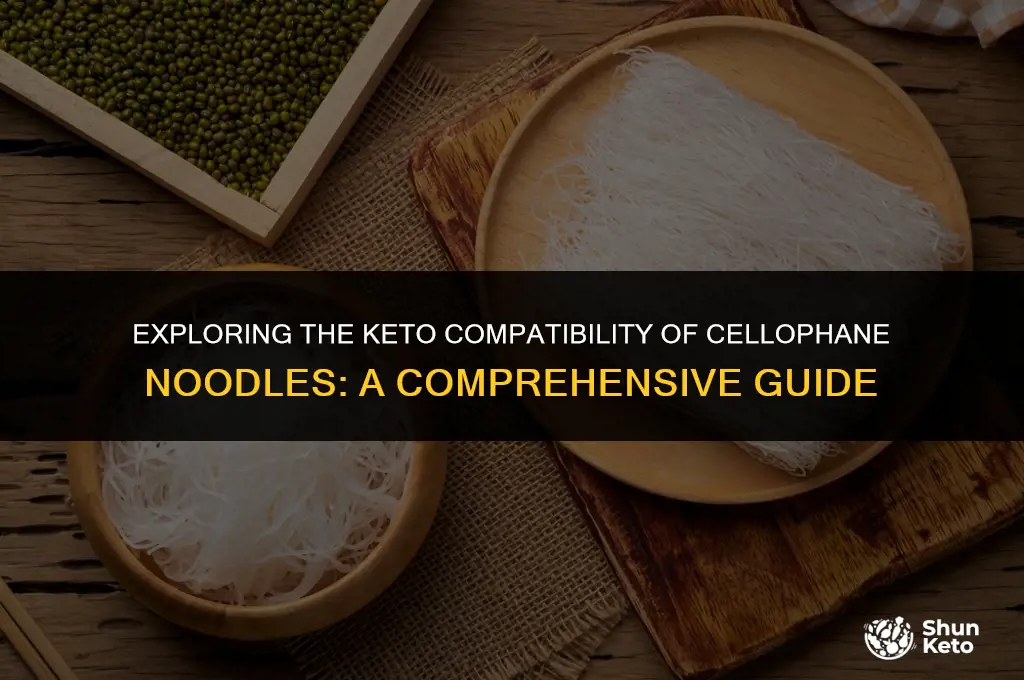 is cellophane noodles keto friendly