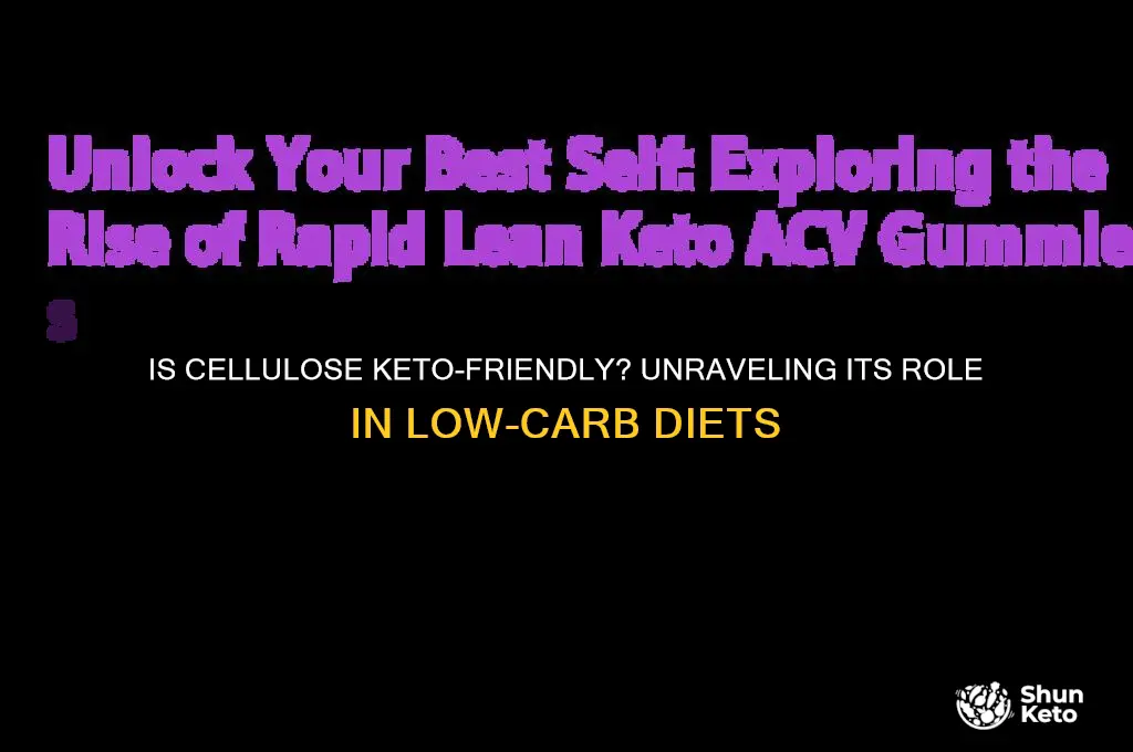 is cellulose keto