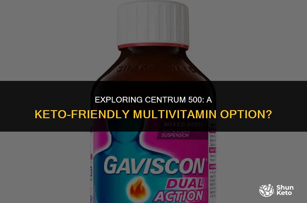is centrum 500 keto friendly