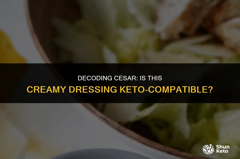 is cesar dressing keto friendly