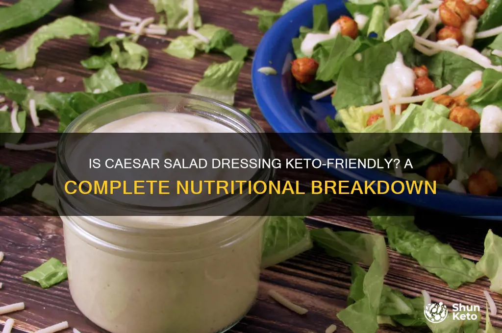 is cesar salad dressing keto
