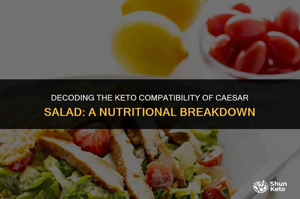 is cesar salad keto friendly